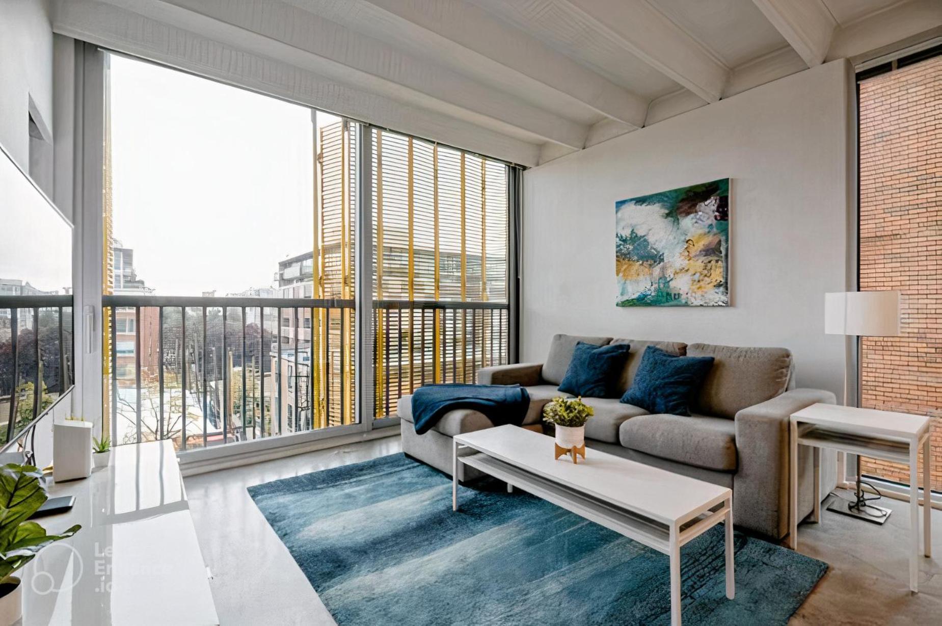 Modern, Bright & Central 1-Bed Downtown Apt Close To Rogers Arena Vancouver Kültér fotó